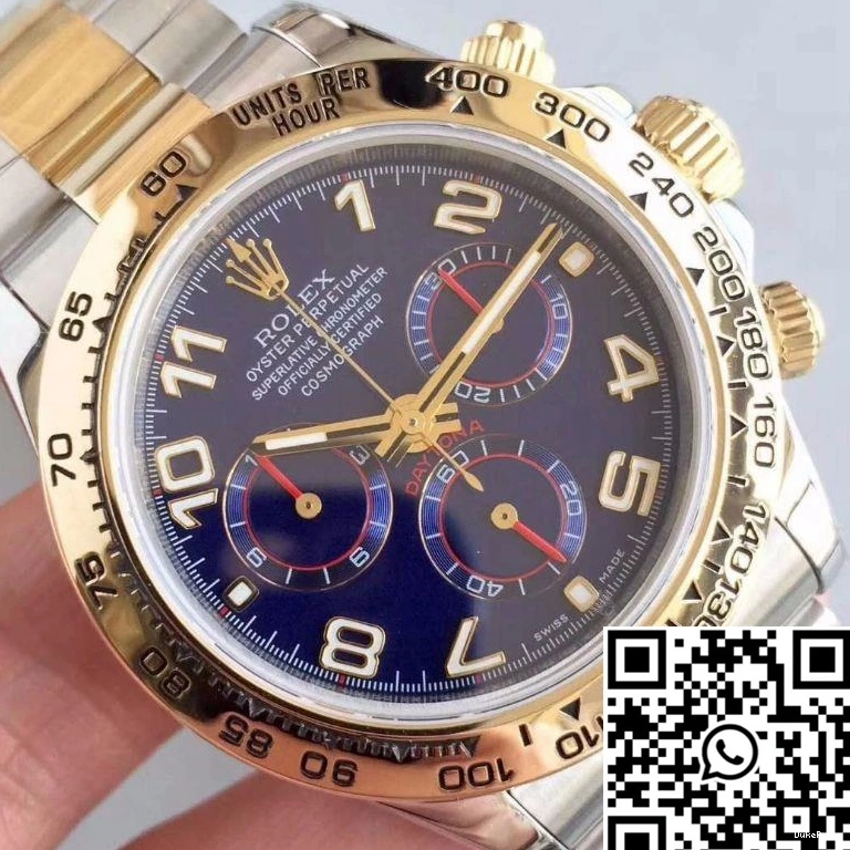 Wrapped Rolex Gold Cosmograph Factory Blue 3A Daytona Dial 116503 Yellow 18K 1205
